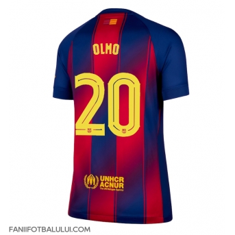 Barcelona Dani Olmo #20 Tricou Fotbal Replică 2025-26 Femei Acasa